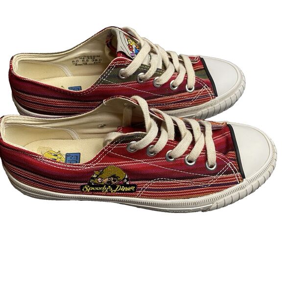 1994 LOONEY TUNES Speedy's Diner Keds Womens 8 Adult Low Canvas Sneakers Vintage - Picture 11 of 11